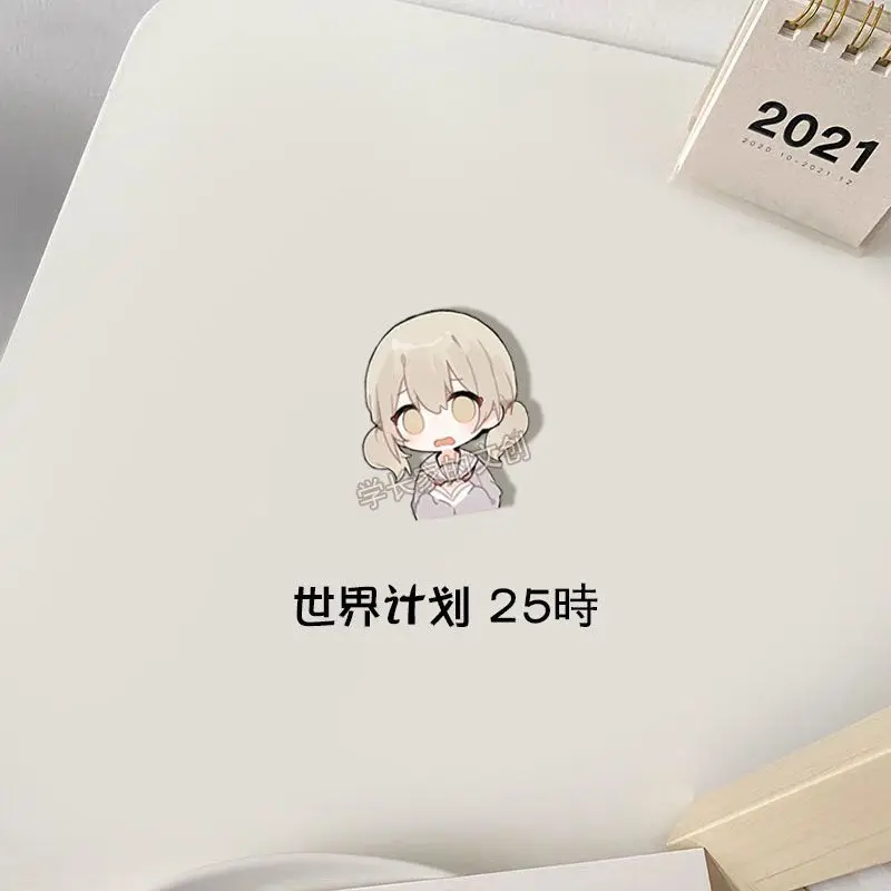 10 шт., аниме-проект Sekai Kamishiro Rui, акриловый значок, брошь, мультяшные булавки, украшение «сделай сам», рюкзак, костюмы, аксессуары для одежды