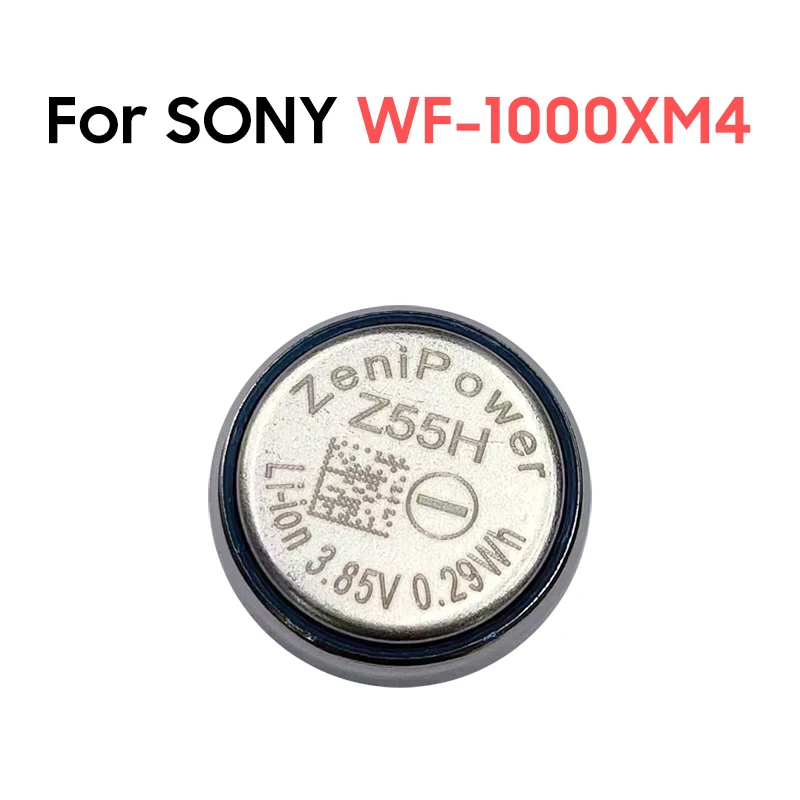 New Z55H Original XM4 Battery for Sony WF-1000XM4,WI-SP600N,WF-SP700N,WF-SP900,WF-1000XM3TWS, TWS Earphone 3.85V 70mAh