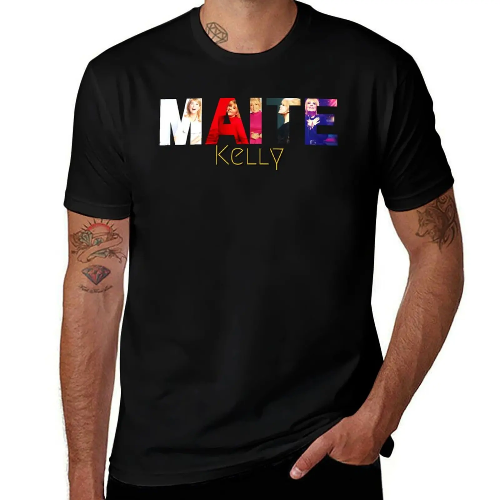 

Maite Kelly T Shirt / Sticker T-Shirt Basic All Season Solid T-Shirt