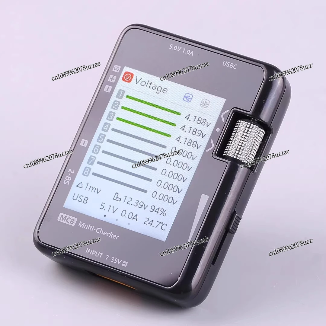 MC8 Multi-function Electric Display Model Aircraft Power Detection PPM PWM SBUS Signal Measurement Output
