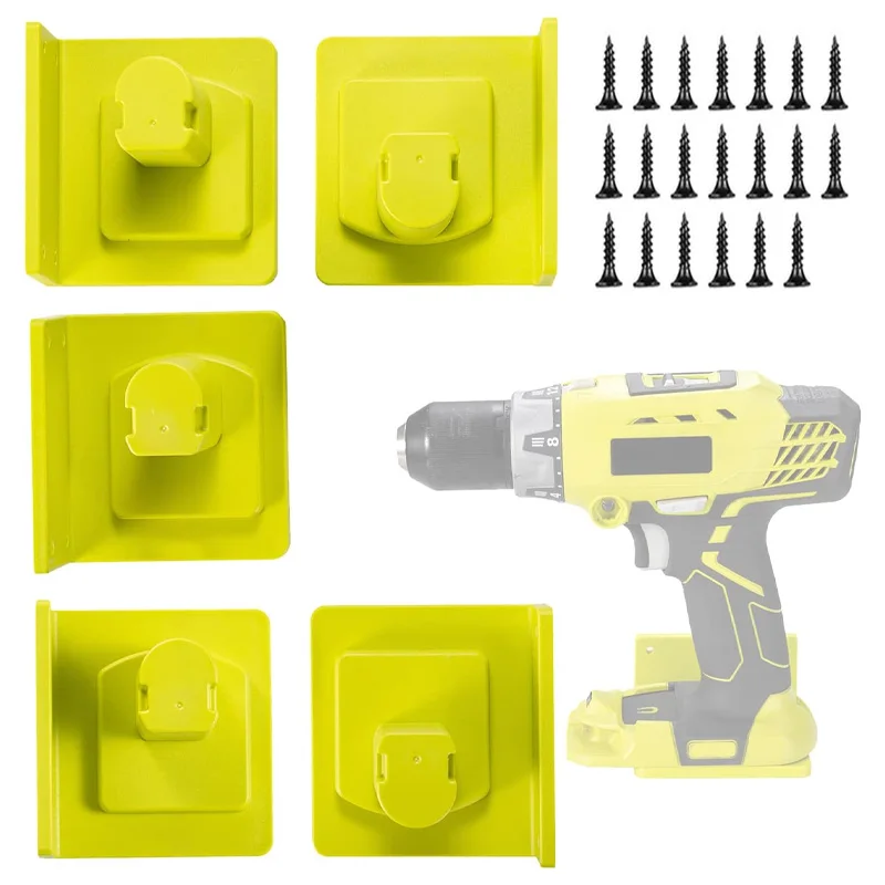 1/2/5Packs for Ryobi 18V Tool Holder,Wall Mount Stand Machine Holder for Ryobi Drill Power Tool Bracket