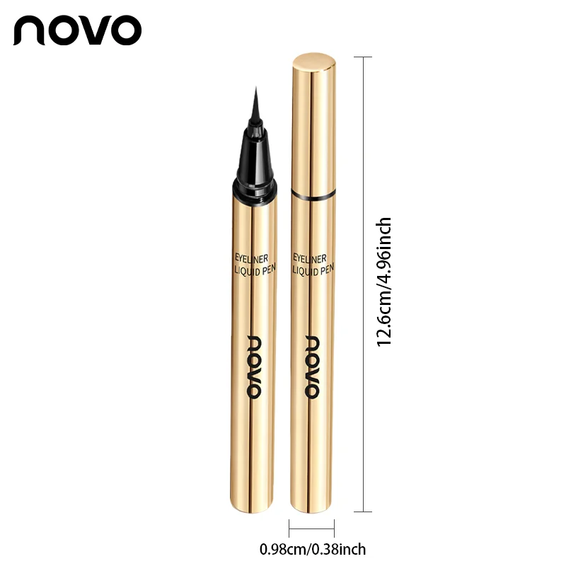 ปากกาอายไลเนอร์ชนิดน้ำปลายแหลมพิเศษ - ติดทนนาน กันน้ำ ไม่เลอะเทอะ แห้งเร็ว ปลายเรียวเล็ก เขียนเส้นคมชัด