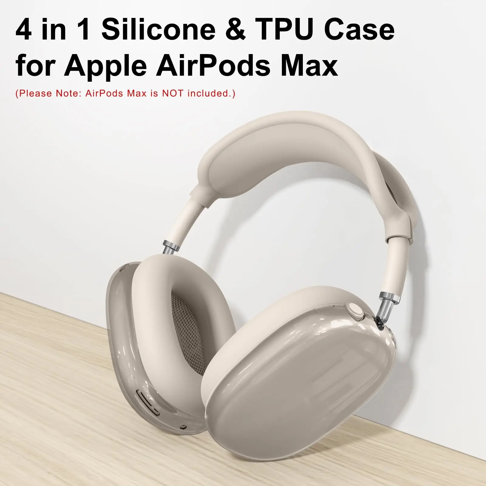 Etui na słuchawki AirPods Max 2/1, pokrowiec 【4 w 1】 Zestaw akcesoriów do słuchawek dla kobiet i mężczyzn, ochraniacz na słuchawki Apple AirPod Max