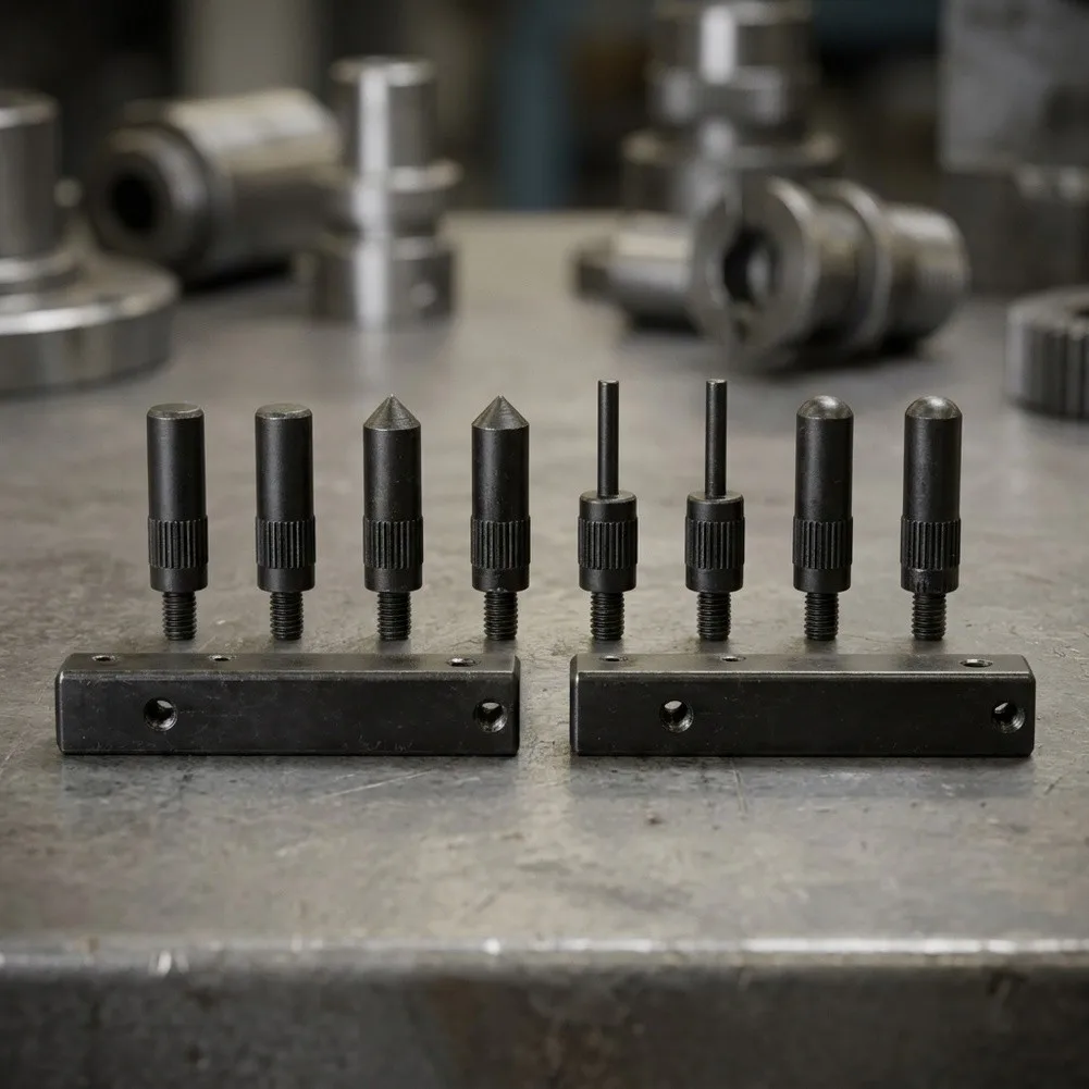 Caliper Attachment Kit with 4 Hardened Point Extensions Screws Clamp and Key for Enhanced For Depth Measurement Accuracy