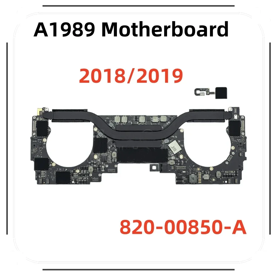 

Full Tested A1989 MacBook pro Retina 13" Motherboard 820-00850-A Logic Board for 2018 2019 Models MC3214 MC3358