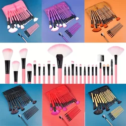 24 Pcs Makeup Brush Sets Gift Bag Professional Cosmetics Brushes Eyebrow Powder Foundation Shadows Pinceaux Make Up Tools