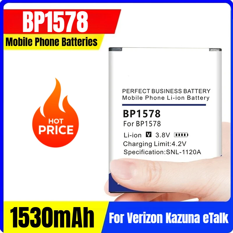 

1530mAh BP1578 Mobile Phone Batteries for Verizon Kazuna eTalk