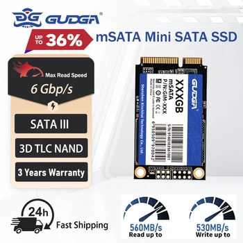 GUDGA MSATA ミニ SATA SSD 512GB 128GB 256GB 1TB 2TB SATAIII ラップトップ用内部 Mini SATA ソリッドステートドライブ ETH ssd ドライブ ssd ドライブ、ラップトップ用ハードドライブ ssd ドライブ、コンピュータドライブ hdd ssd