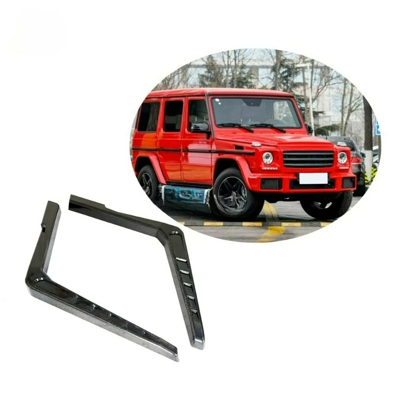 

Для Mercedes-Benz G63 G65 G55 G-Class: Комплект для снорклинга из сухого карбона, глянцевый черный, с воздухозаборником