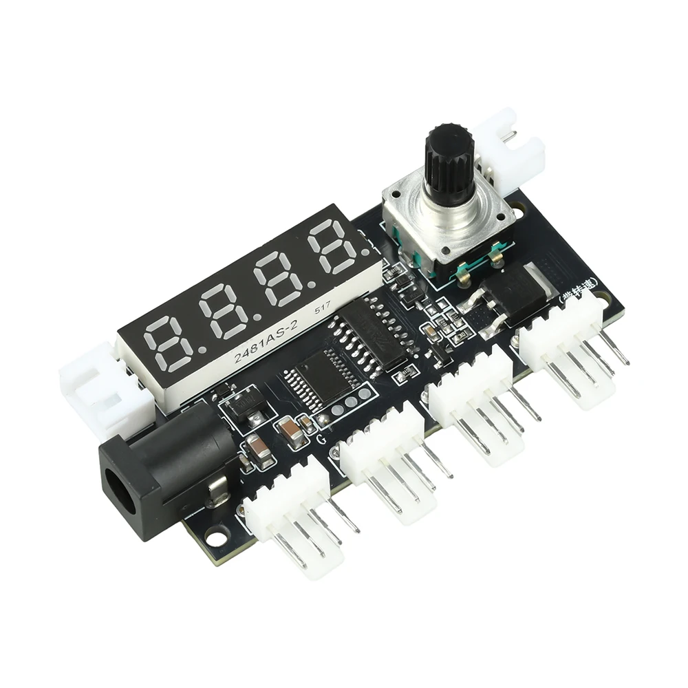 4-Kanal PWM Lüfterdrehzahlregler mit Intelligenter Temperaturregelung DC 5-24V 5A Motorsteuermodul für Kühlsysteme – Detail 9