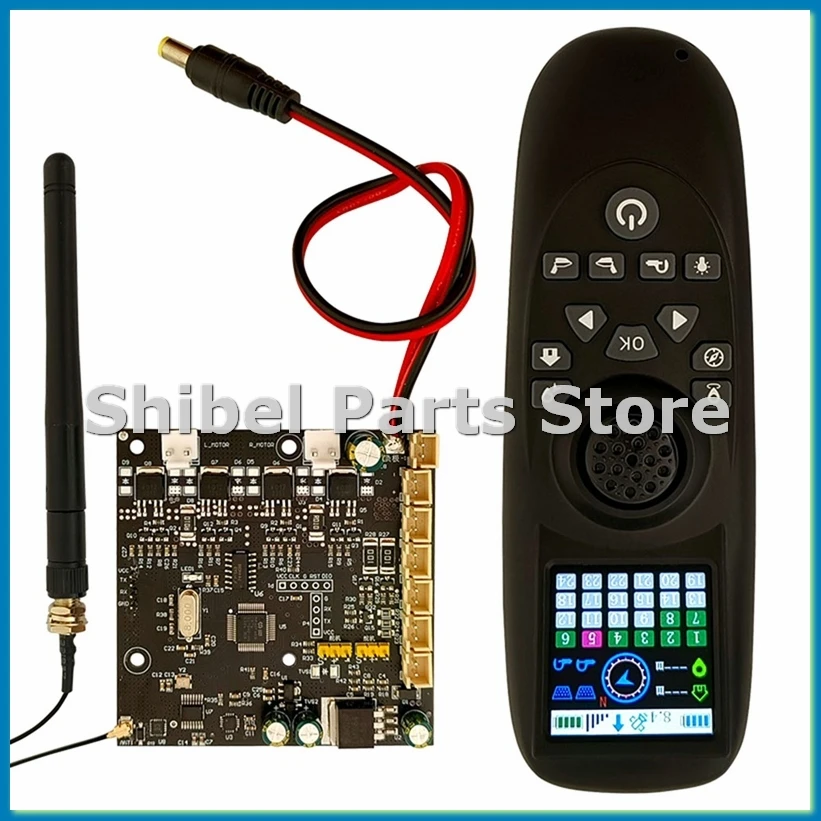 

TXG4 1.54Inch Colored Screen Display Single-Hand Remote Controller 6-12V Receiver Board GPS Control for RC Bait Boat-ABFT