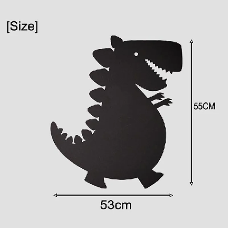 New Size 53cm X 55cm DIY Vinyl Dinosaur Chalkboard Wall Decals Blackboard Wall Stickers - Kids Wall Sticker