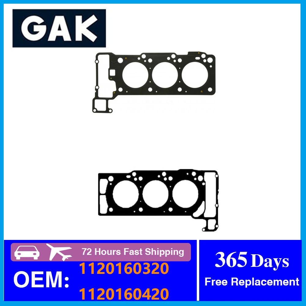 

GAK 1120160320 1120160420 Car Engine Cylinder Head Gasket for Mercedes Benz W210 W211 E240 E280 E320 Mattress Seal Auto Parts