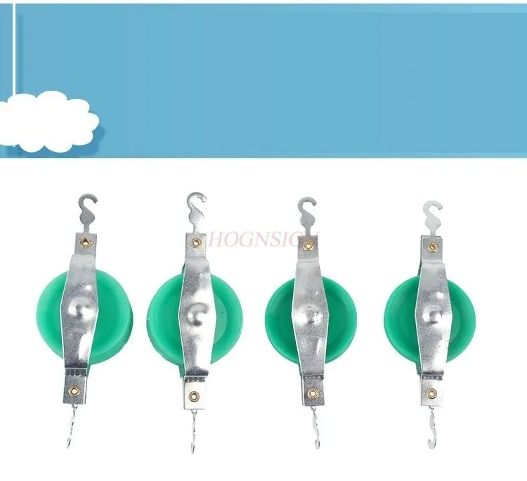 1set Demonstration pulley system experimental equipment, double pulley dynamic fixed pulley teaching instrument