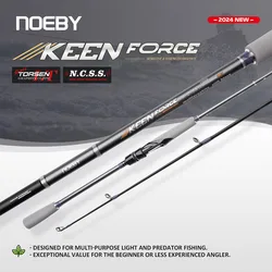 NOEBY Keen Force Fishing Rod L UL ML M 2.04-2.9m Spinning Rod Multi-purpose Light Carbon Trout Rockfish Seabass Fishing Tackle