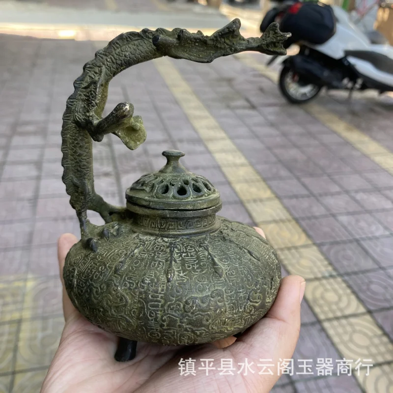 

Live Streaming Wholesale Bronze Hundred Longevity Dragon Incense Burner Copper Incense Burner Ornament Vintage Incense Burner Ho