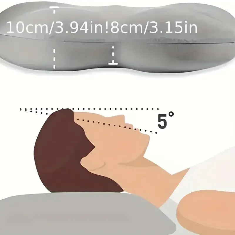 In-Car Cervical Sleep Pillow – 3D All-Round Deep Sleep Support, Soft Micro-Egg-Shaped & Breathable Foam Bed Pillow for Vehicles - view 4