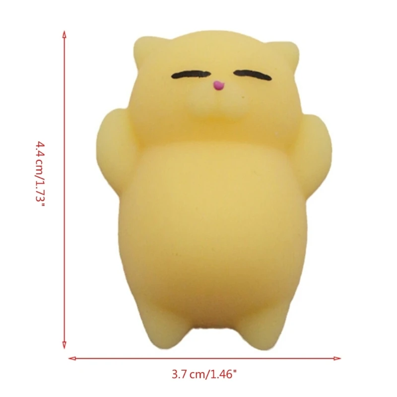 for Cat Lovers Toy Angry for Cat Figurine to Press Pinch Soft Squeeze Toy for Kids Calm for Focus Concentration T