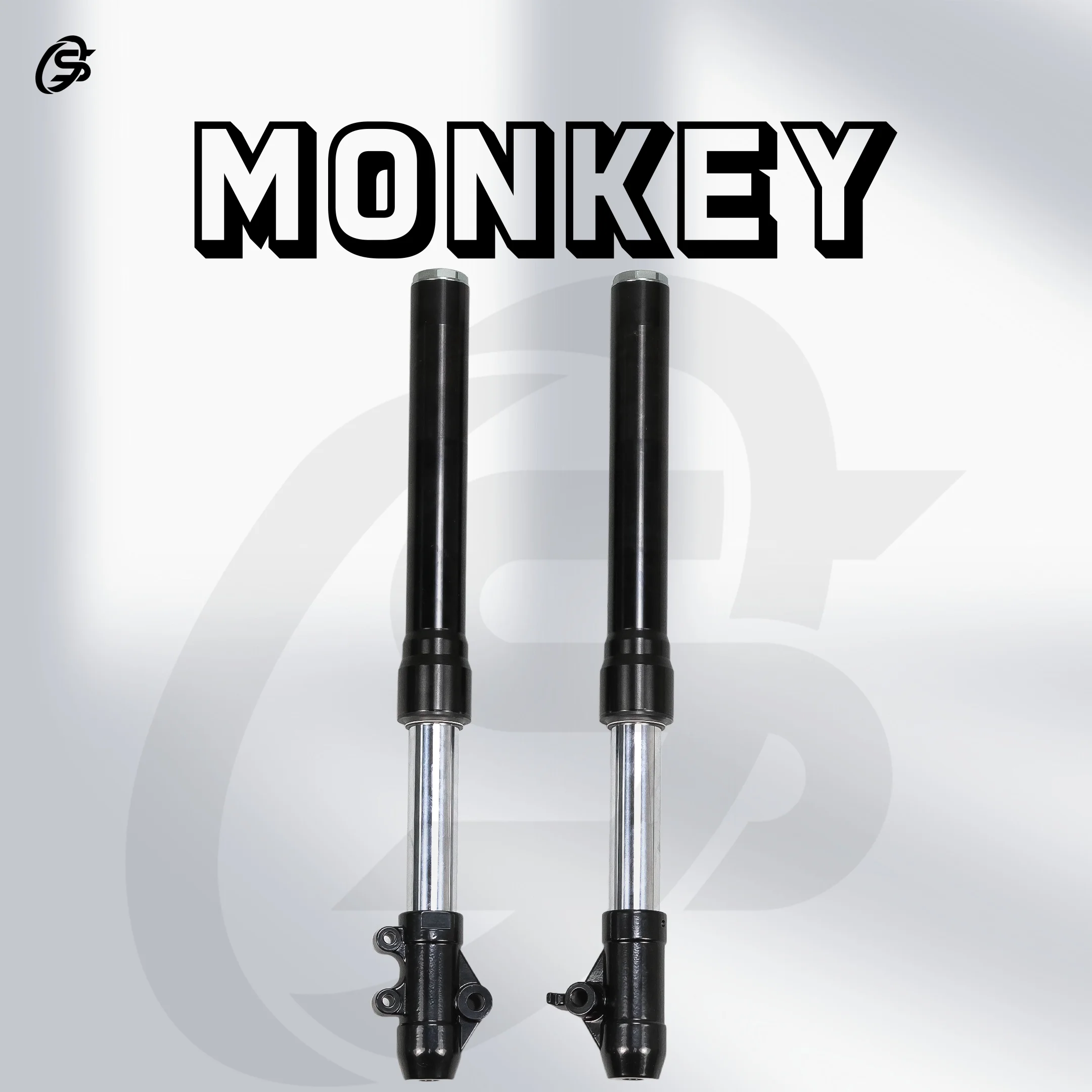 Shock Absorber 45mm Monkey Z50 Front 45mm Black Shock Sbsorber Rebound Speed Adjustable Motorcycles Suspension Monkey Z50 Parts