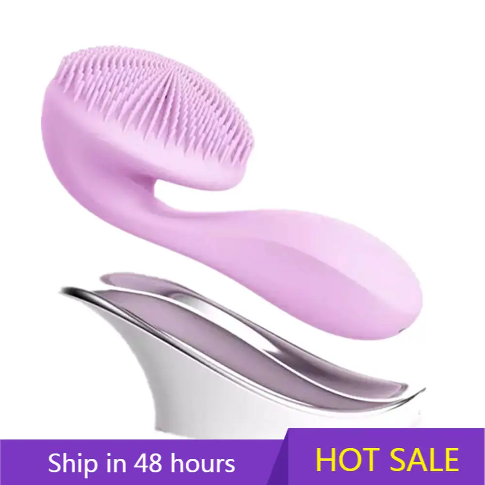 

YTYIN Electric Sonic Facial Cleansing Brush With Magnetic Charging Base IPX7 Waterproof Deep Cleansing & Exfoliation Battery-Pow