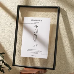 Aluminium Alloy Transparent Frame Modern Simple Hang A Wall Friends Picture Frame Acrylic Nordic Home Decor Porta Retrato FYPF