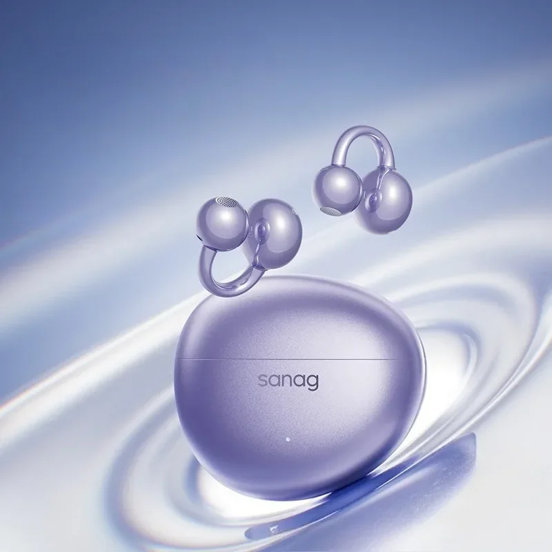 النجم لديه نفس النمط، سماعة رأس بخاصية البلوتوث، مشبك الأذن، مفهوم التوصيل العظمي مفتوح AI