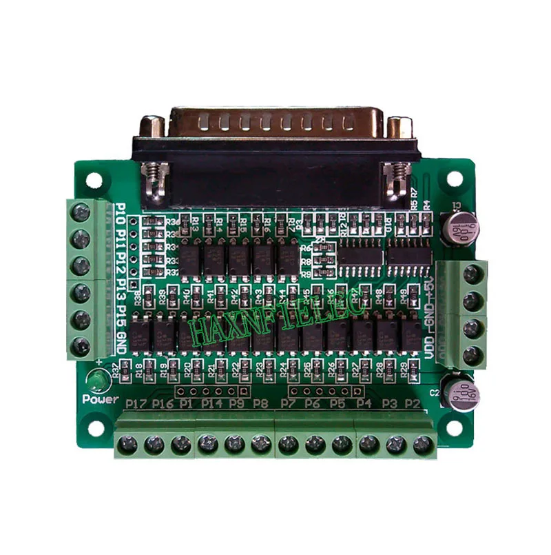 CNC Parallel Port Interface Board Card Photoelectric Isolation DC 5V Support KCAM4 EMC2/linuxCNC