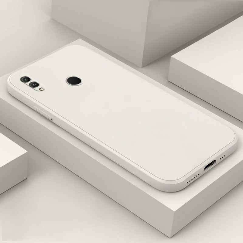 Fashion Square Frame Silicone Phone Case For Huawei Honor Note 10 Coque Matte Soft Back Cover