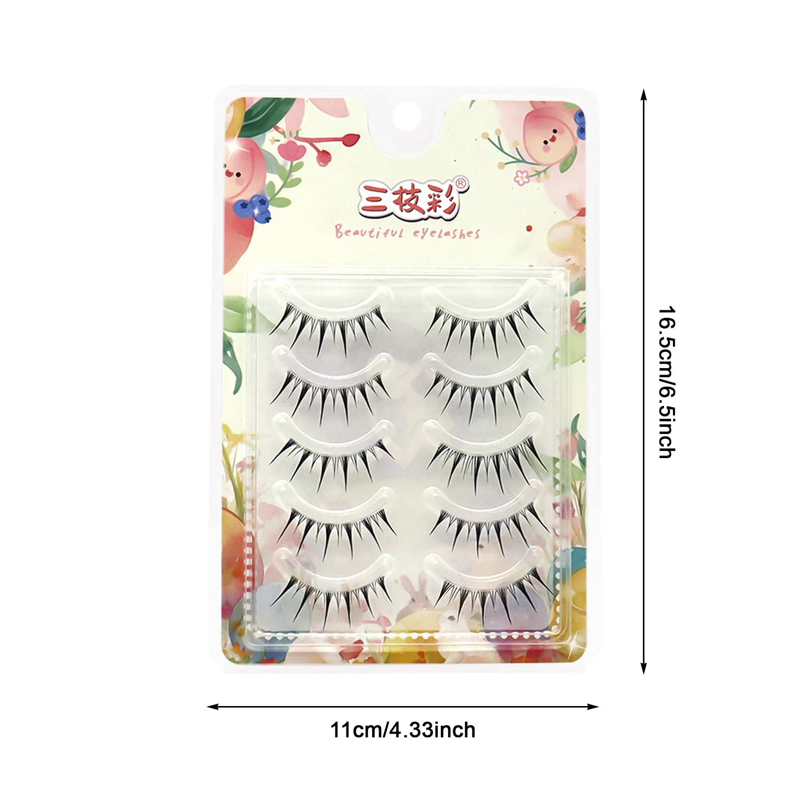 デビルスタイルつけまつげ 日本風ドール 透明ステム ストリップラッシュ デイリーメイクやコスメティックメイク、まつげエクステに