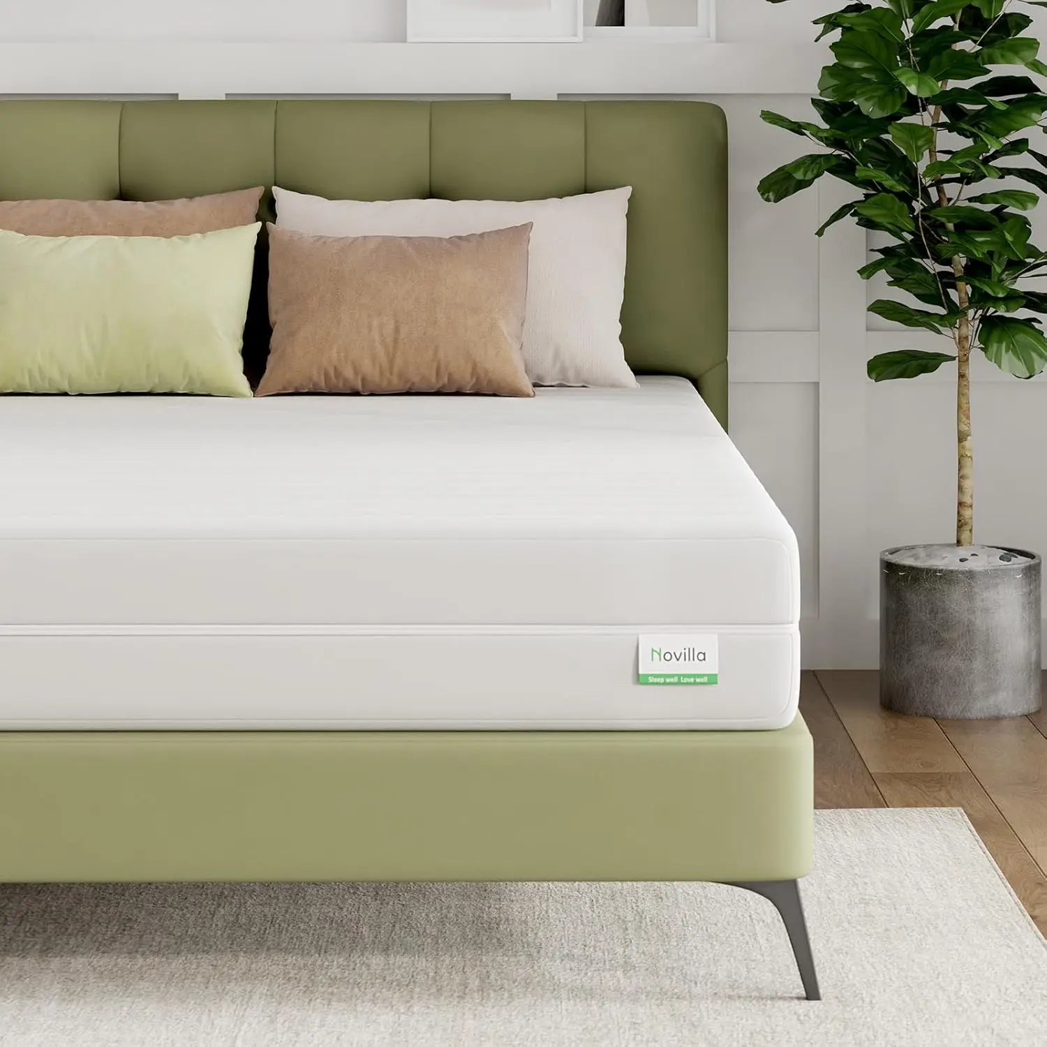 

Twin Mattress 10 Inch Foam Mattress Flippable Mattresses with Breathable Soft Cover for a Dry Clean and Double Side Sleep Twin S