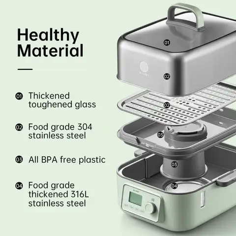 10 best sales ångkokare för mat - №2