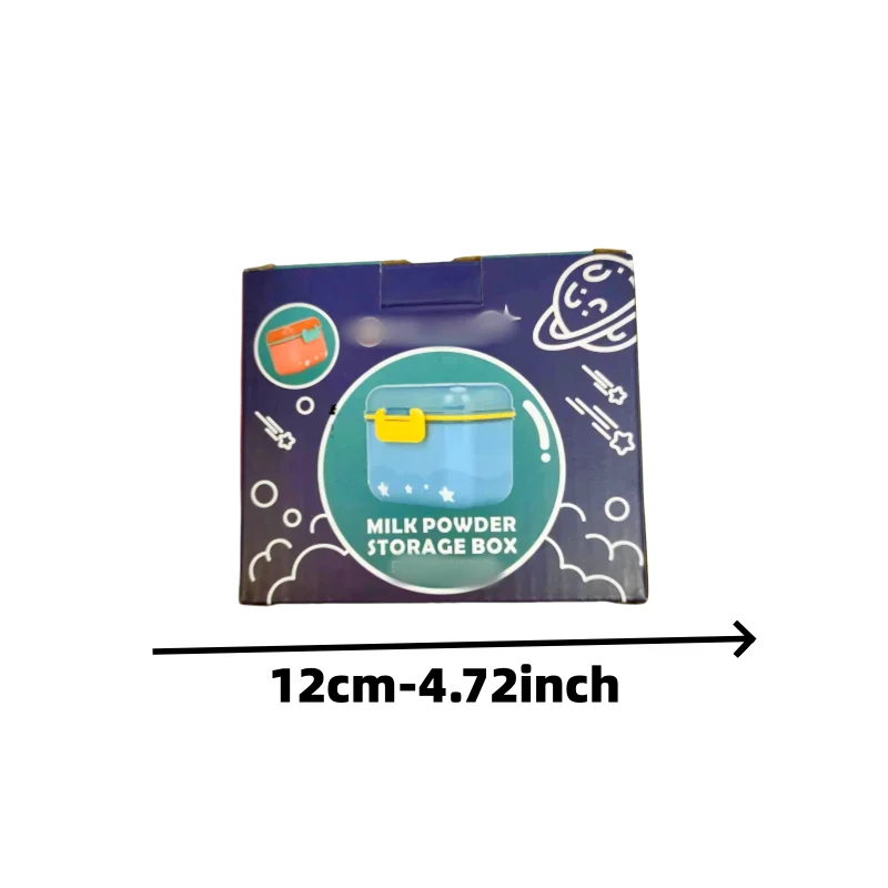 Портативный ручной контейнер для детской смеси, герметичный и влагостойкий для выхода на выход, контейнер для детского рисового порошка, порционная коробка
