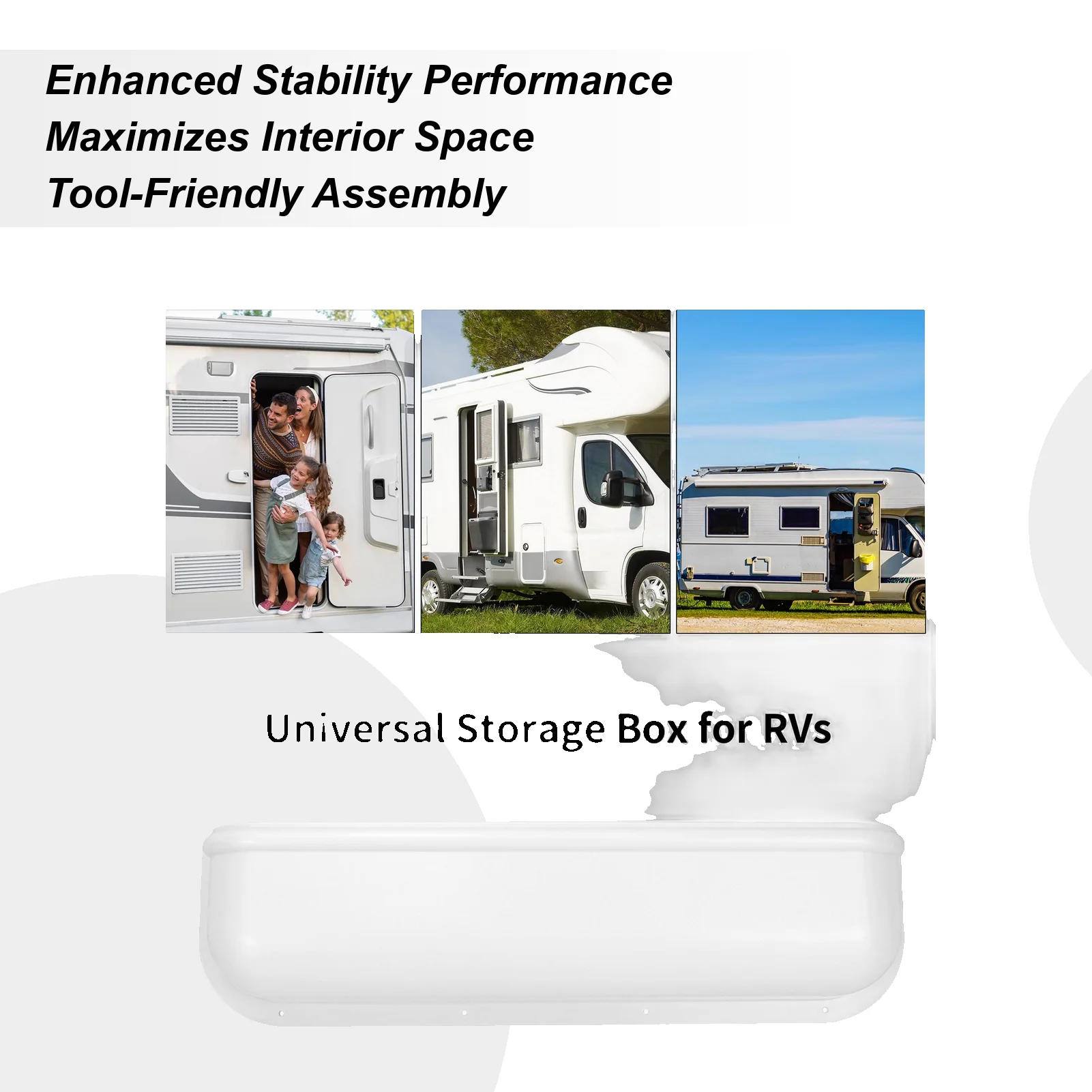 

Door Organizer for RV Multifunctional Automotive Interior Organization Bin Car Door Side Insert Organizer Box for Trailer RV