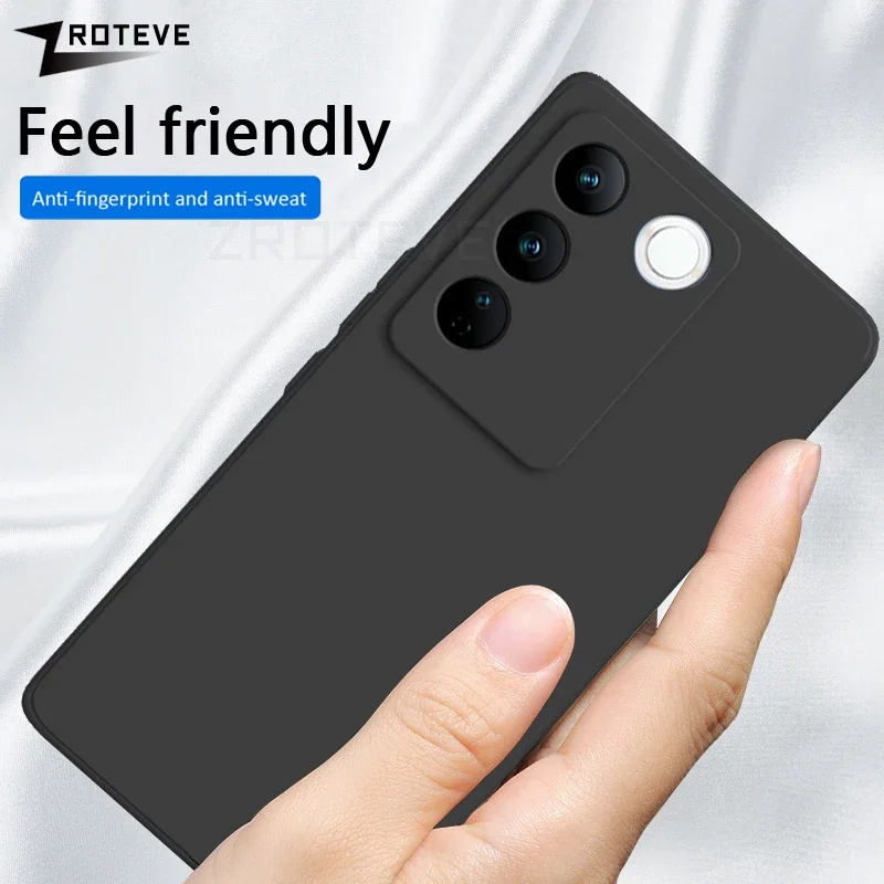 VivoV27 Case Zroteve Silky Liquid Silicone Soft Cover For VIVO V27 V27E V29 Pro V29Lite VivoV27E VivoV29 Lite Phone Cases