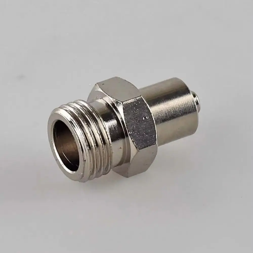 1Pcs G1/8 G1/4 M10*1 M12*1 Dispense Valve Adapter Luer Lock Brass Dispensing Valve Connector Double Screw Automatic