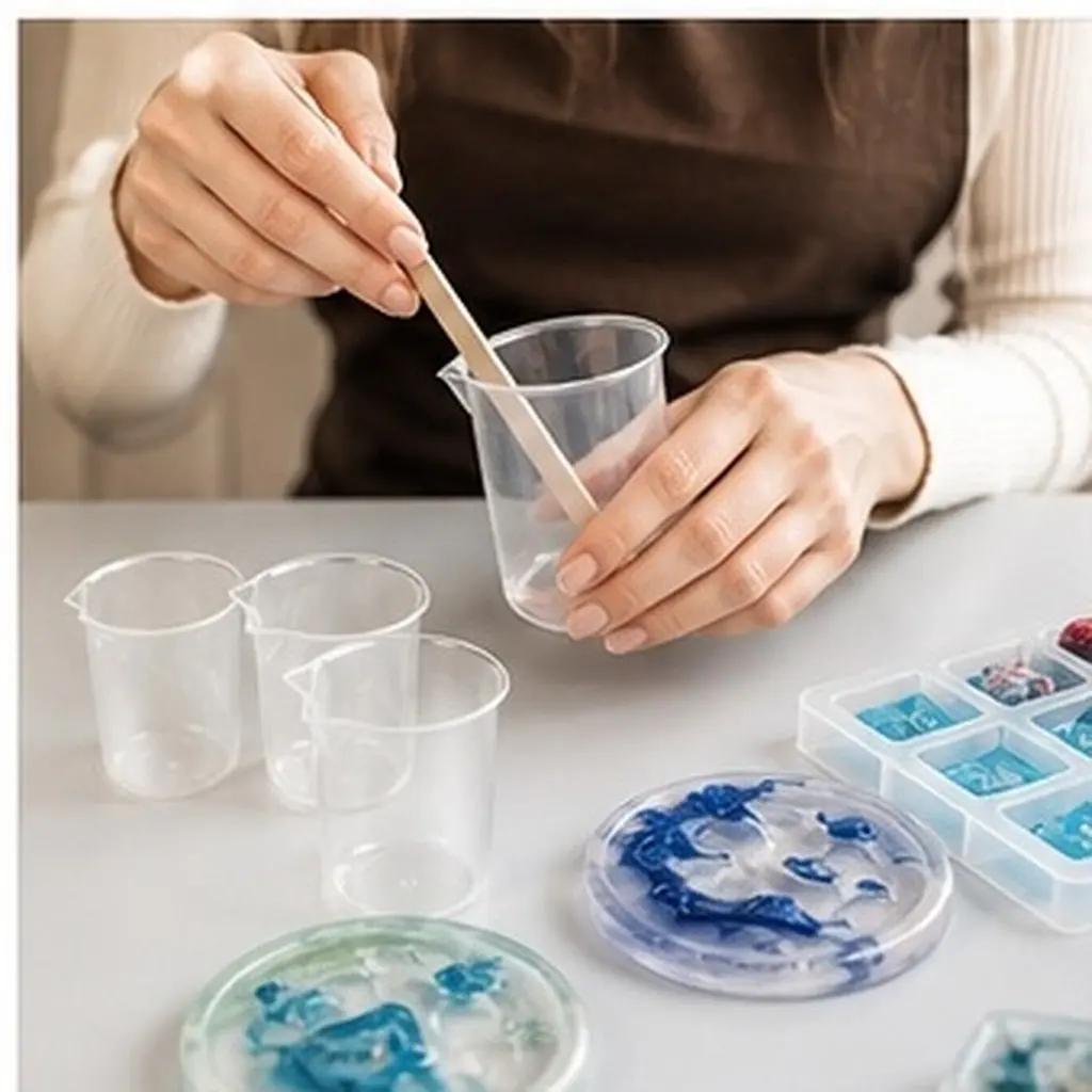 1Set Resin Mixing Cups Set Professional DIY Epoxy Resin Measuring Cups Liquid Pouring Tools for Jewelry Making Craft Supplies - view 6
