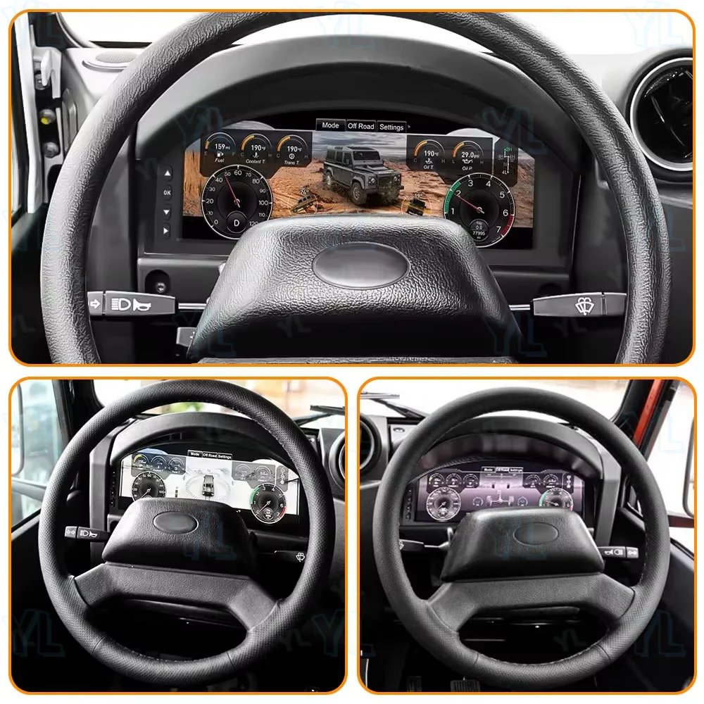 F Meter Speedometer Display For Land Rover Defender 2010-2016 Car Dashboard Digital Cluster Instrument Odometer Dash NEW Upgrade