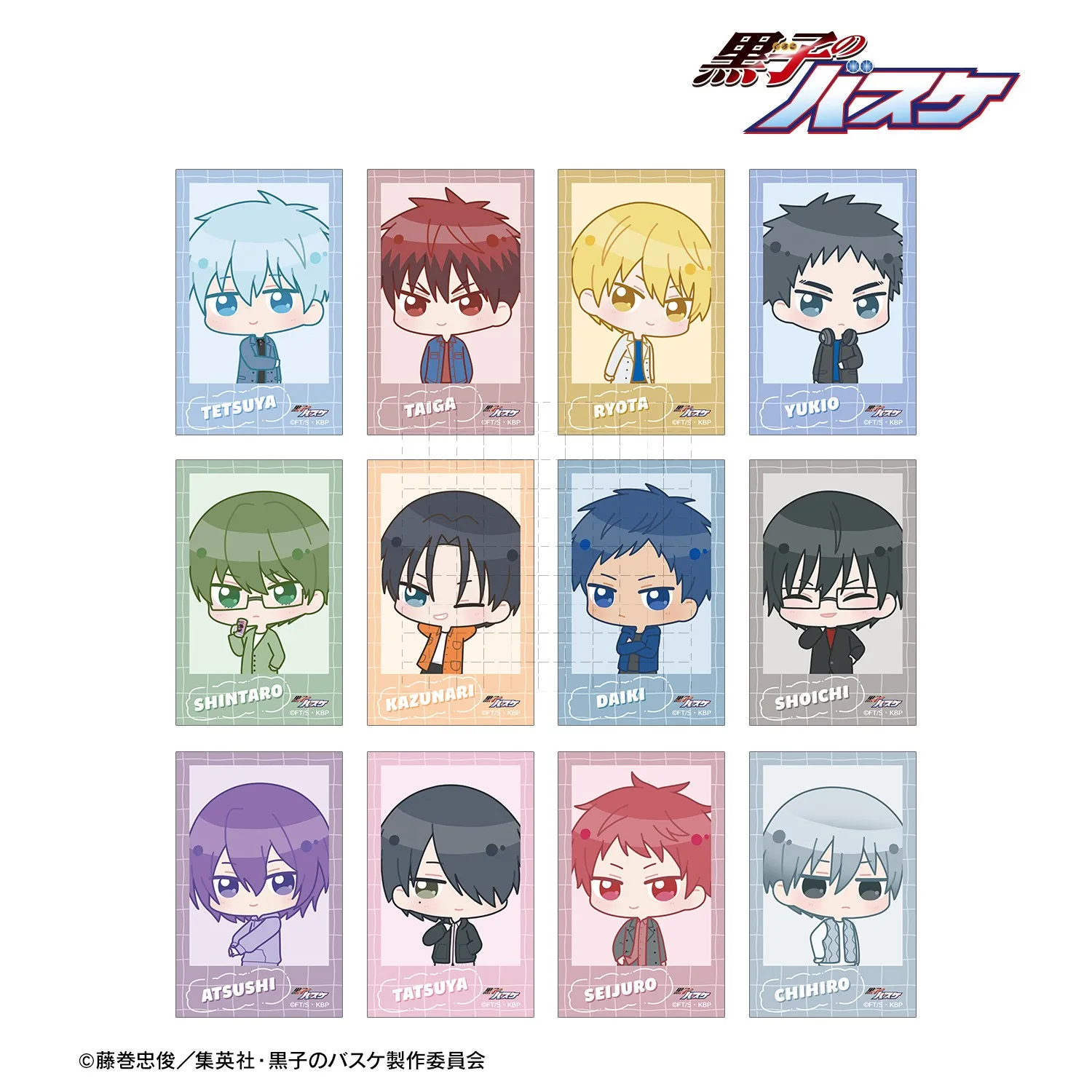 Kuroko's Basketball Daichi Hyoudou Aomine Daiki Acrylic Card Cosplay Props Nanami Ruchia Lucia Hanon Hosho Model Keychains Gift