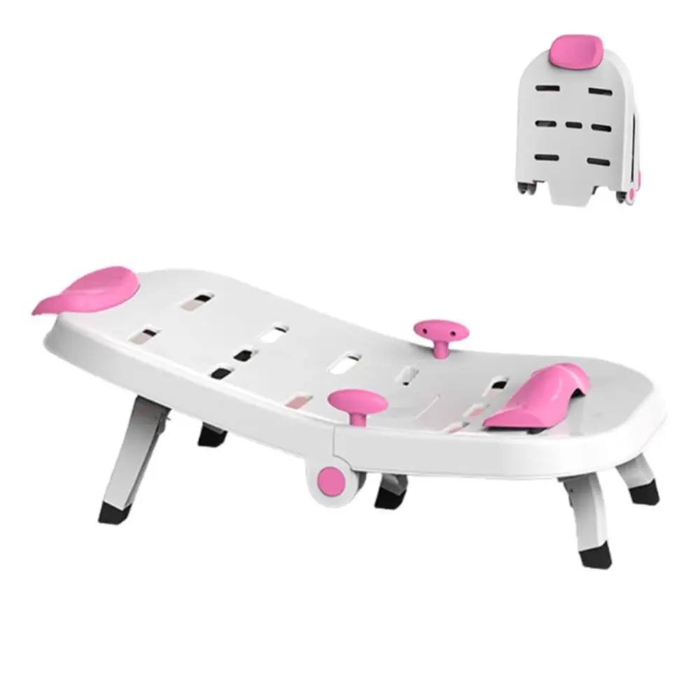 

Ergonomic Kids Hair Wash Chair with Armrests, Headrest, and Anti-Slip Base, Reclining Bath Seat