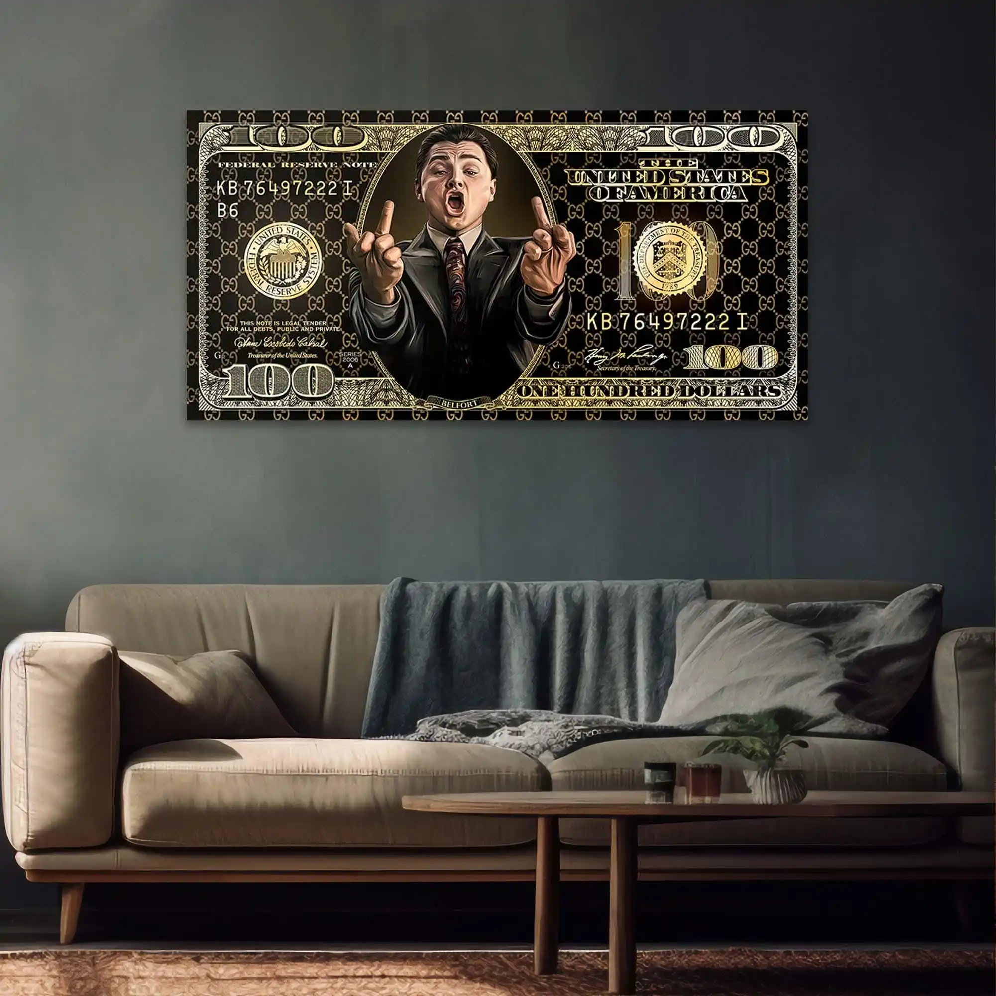 

Custom 100 Dollar Bill Canvas, Personalized Dollars, Custom Gift, Birthday Gift, Best Friend Gift, Money Canvas Prints Poster