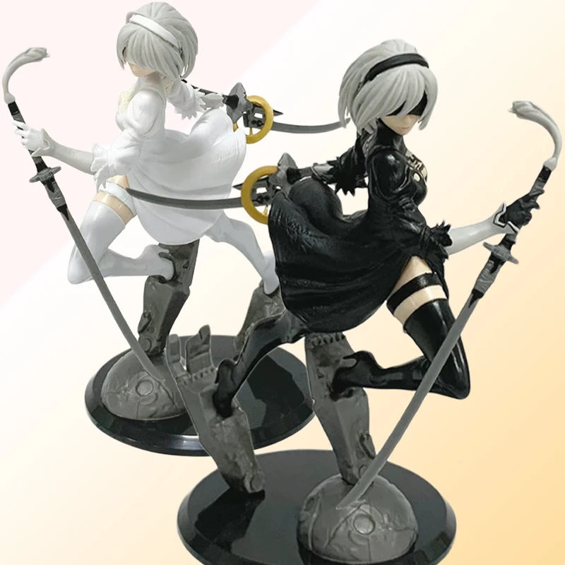 

2025 New Hot selling NieR:Automata Yorha Type 2B PVC Anime Action Figure Model Collection Ornament Decoration Toy gifts