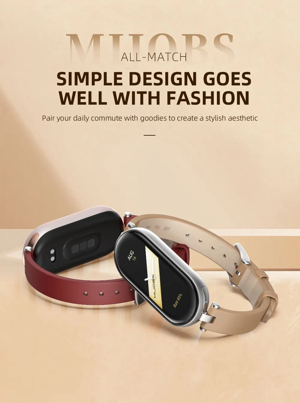 Damenarmband für Mi Band 11 10 9 8 7 6 5 Armband für Xiaomi Smart Band 10 Armband für Mi Band 9 Handgelenkband für Mi Band 8 Correa – Detail 12