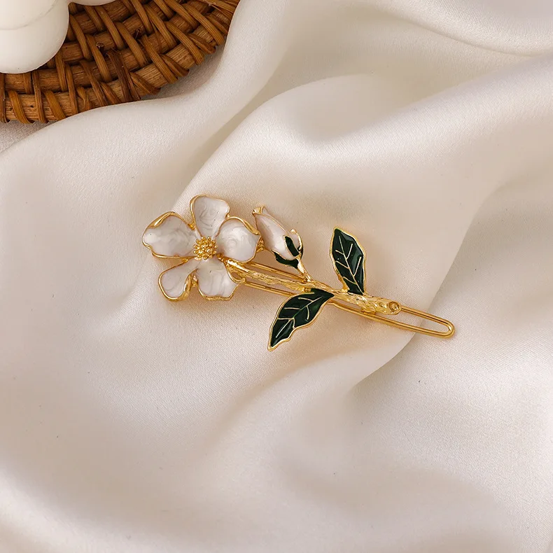 Spring Pear Blossom Blossom Temperament Flower Hairpin Hairpin Headstring Sweet Hairpin Beauty Hairpiece