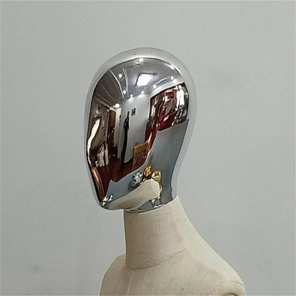 Female and Male Head Sewing Mannequins, Electroplate Model, Dummy Bust, Fake Accessories, Girl Hat, Child Display, 4Style, E099