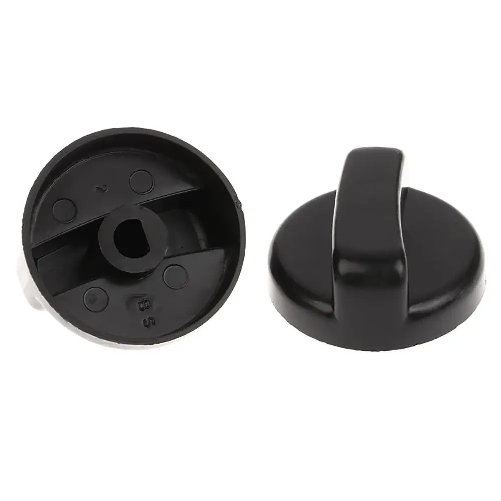 1/2/5Pcs General Gas Stove Cooker Control Knob Plastic Handle Range Oven Hob Knobs 8mm For Benchtop Burner