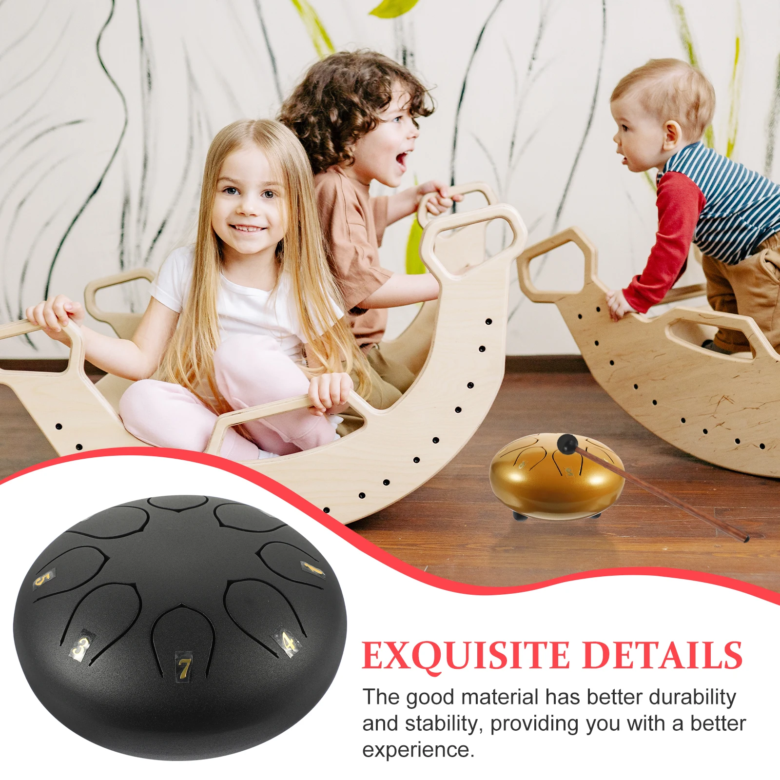 

Ethereal Drum Set Musical Instruments Small Steel Tongue Adults Hand Aldult Child