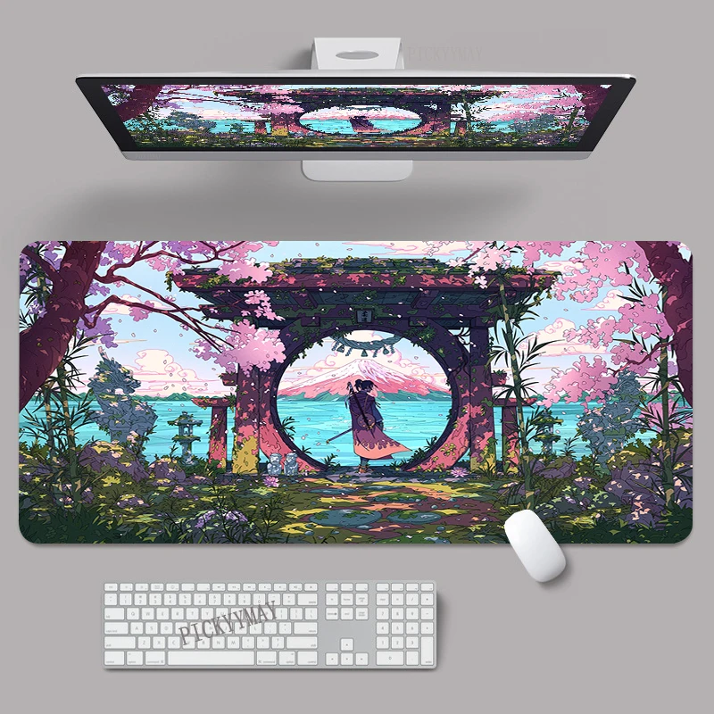 Gaming Mousepads Mousepad Bright Colors Large Mouse Mat Big Desk Pads Non-Slip Rubber Mouse Pad Big Keyboard Mats