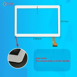 White 10.1 inch touch screen for BDF X20 Tablet PC capacitive touch screen panel repair replacement parts