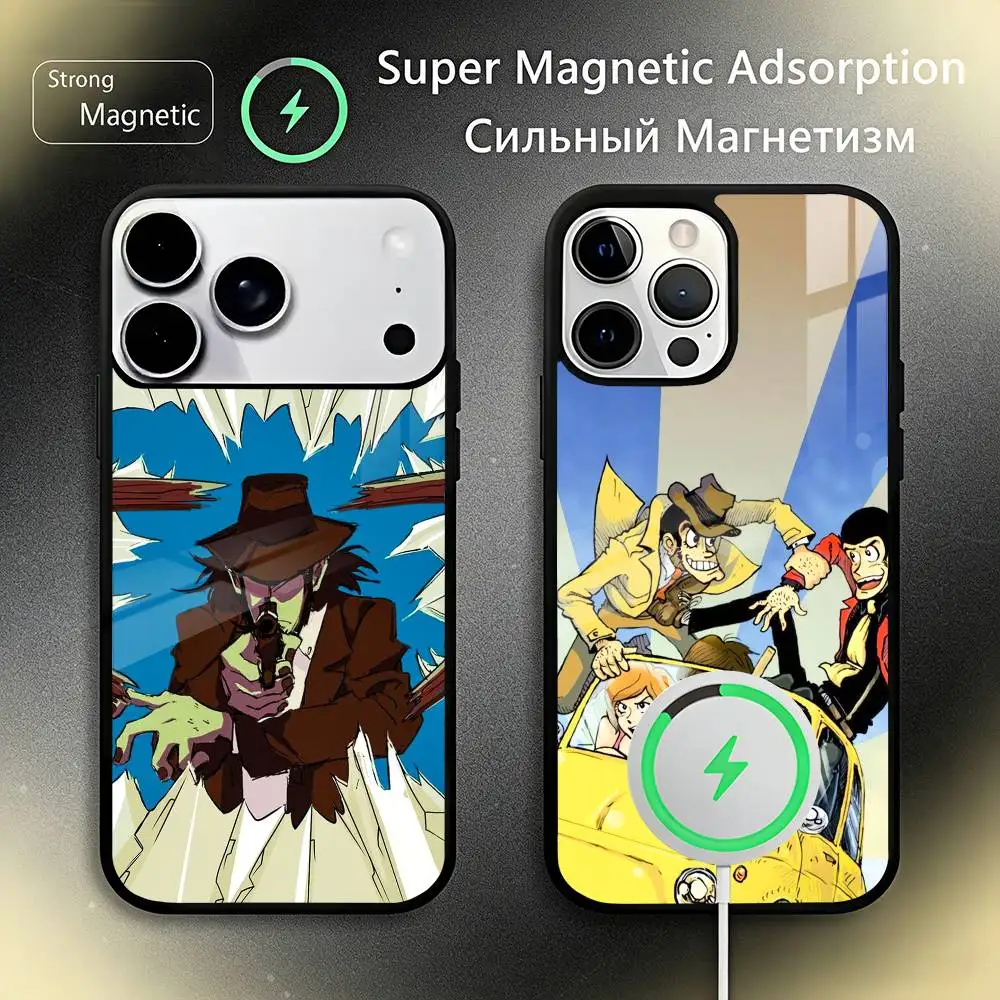 

Anime L-Lupin The T-Third Phone Case For iPhone17,16,15,14,13,12,11 Plus,Pro Max For Magsafe Wireless Charging