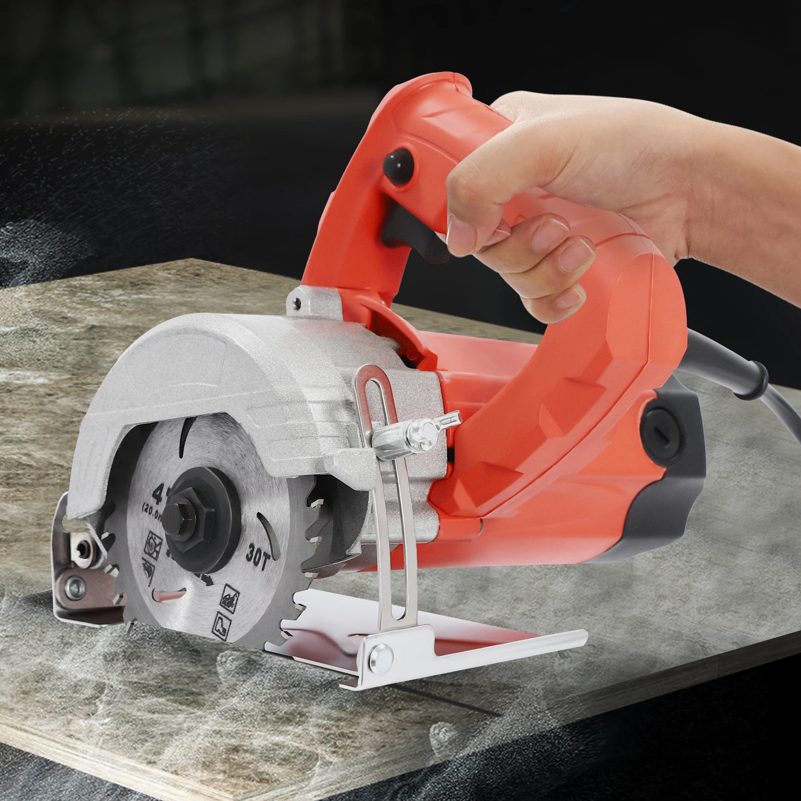 Wood Stone Cutter Saw Granite Ceramic Tile Marble Cut Machine+110mm Blade 1580w